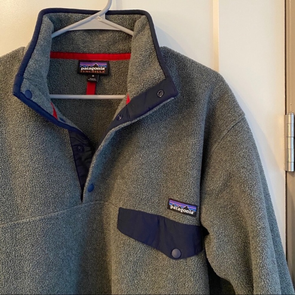 Patagonia Men’s lightweight synchilla pullover OBO